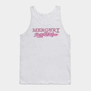 Mercury Retrobabe Pink Astrology Aesthetic Tank Top